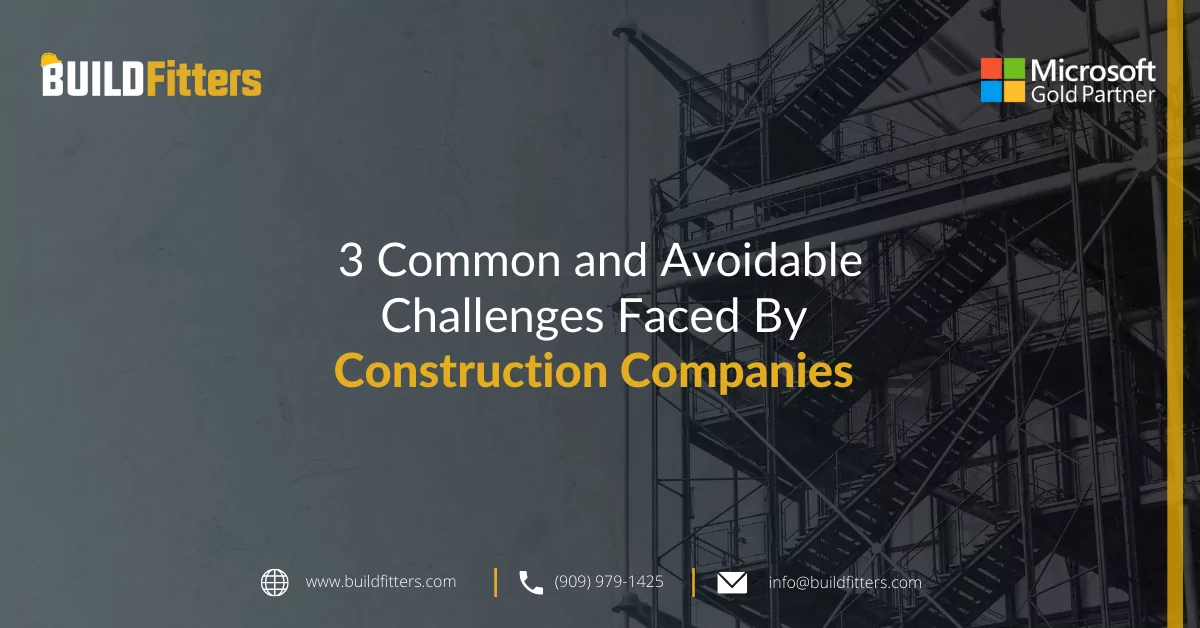 challenges faced by construction companies