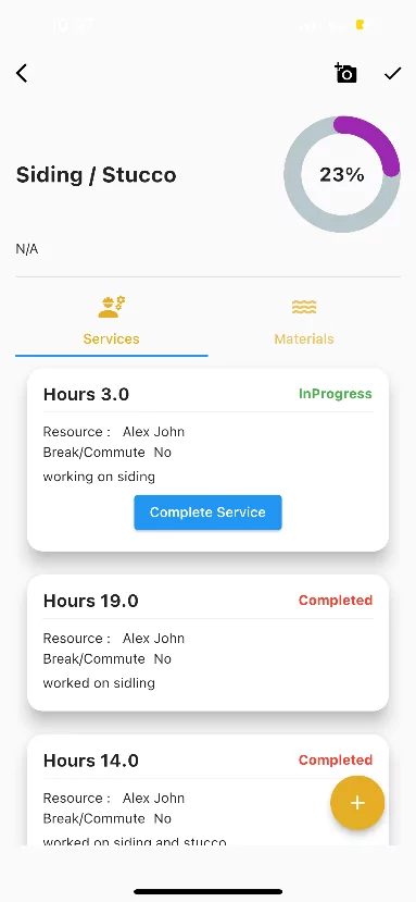 Infographics show the status update-timesheet