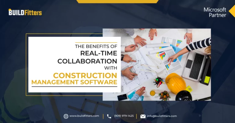 achieving goals for benefits on real time collaboration with construction management software.