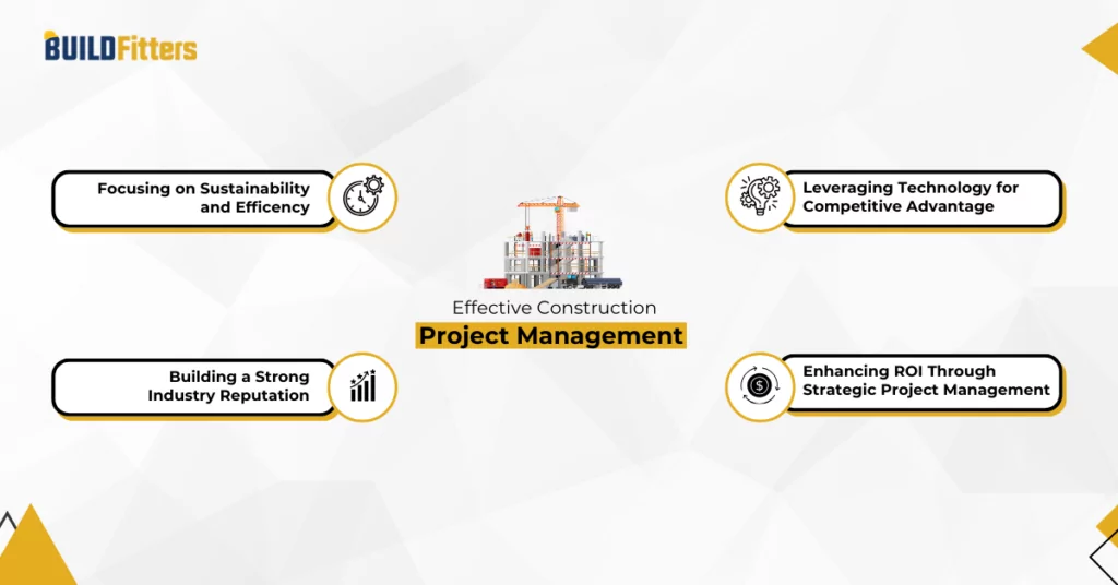 Infographics show that Effective Project Management in Construction